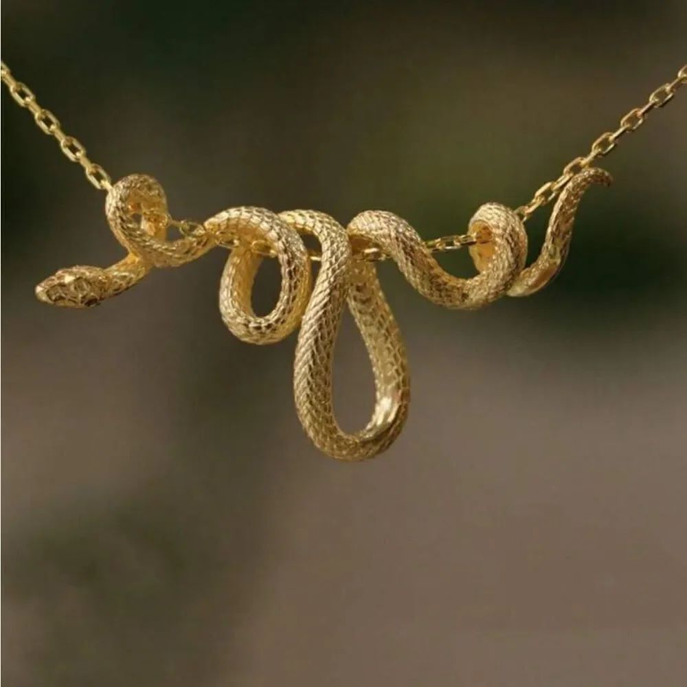 Snake Gold Necklace M416